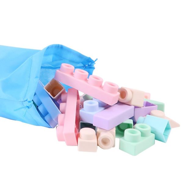 【Kidmate】馬卡龍安全軟積木85PCS 