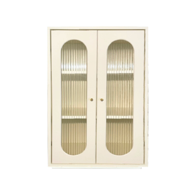 雙月-對開長虹玻璃門片多用櫃 