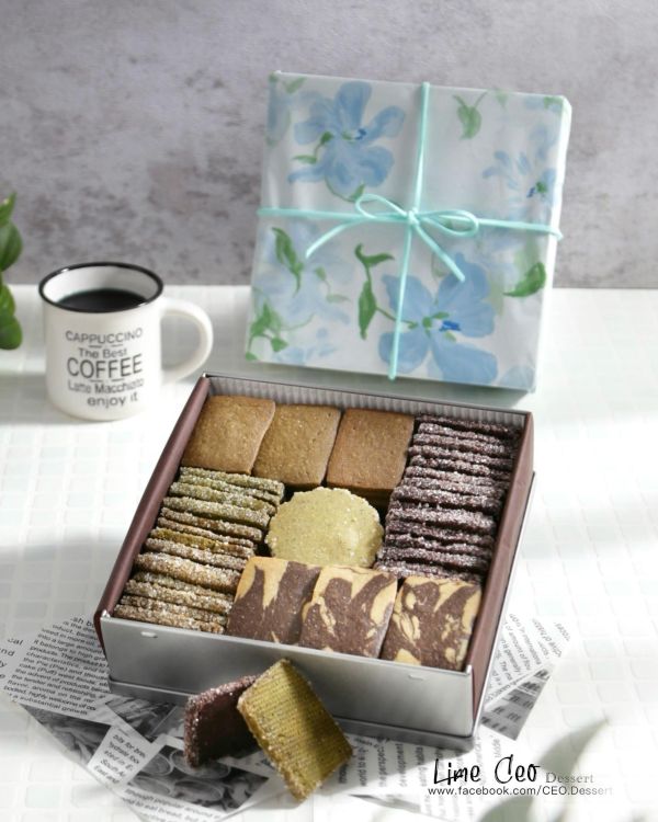 京韻四疊餅乾鐵盒 