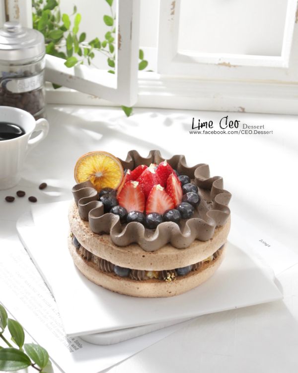 鐵觀音莓果達克瓦茲蛋糕6吋 