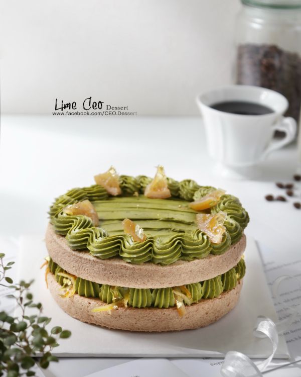 包種檸檬橘子茶達克瓦茲蛋糕6吋 