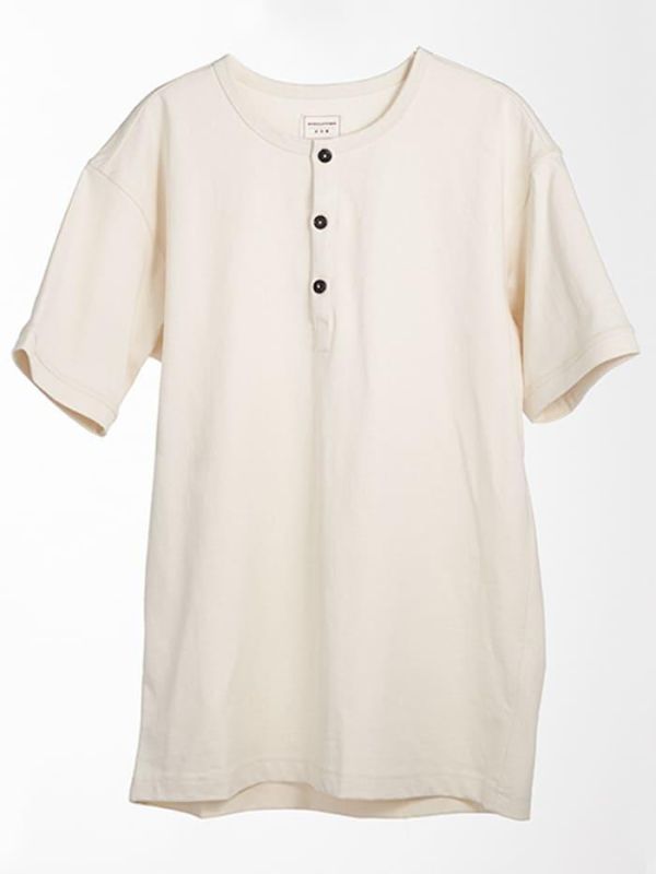 WOOCLOTHER 短亨利領衫 亨利領,亨利領襯衫,亨利衫,美式復古男,硬派穿搭,硬漢穿搭,男裝品牌,美式穿搭男,夏季穿搭男,運動短袖男,復古風元素,復古風服裝,運動服男,台灣男生夏天穿搭,台男穿搭