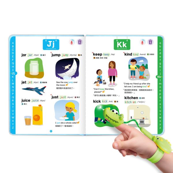 華碩｜詞語世界探險者套組(魔手點讀筆＋互動英語學習套組-5冊) 點讀筆,英語學習,互動學習,英語發音學習