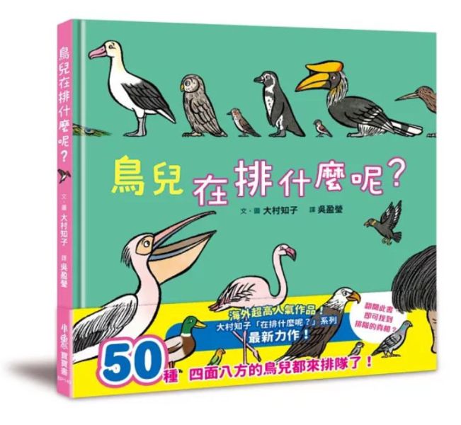 小魯｜到底在排什麼系列-5款 到底在排什麼系列,到底在排什麼呢,昆蟲在排什麼呢,海底在排什麼呢,超級大塞車
,鳥兒在排什麼呢,排隊繪本,數數繪本,想像力,創造力
