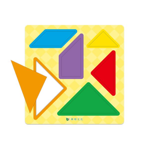 華碩｜形狀的神奇探險 (全套4冊) 遊戲書,七巧板,拼圖,空間概念,數感培養,益智遊戲,