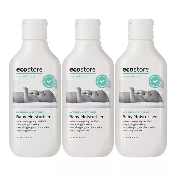 ecostore 純淨寶寶柔嫩潤膚乳 200毫升 X 3入組 