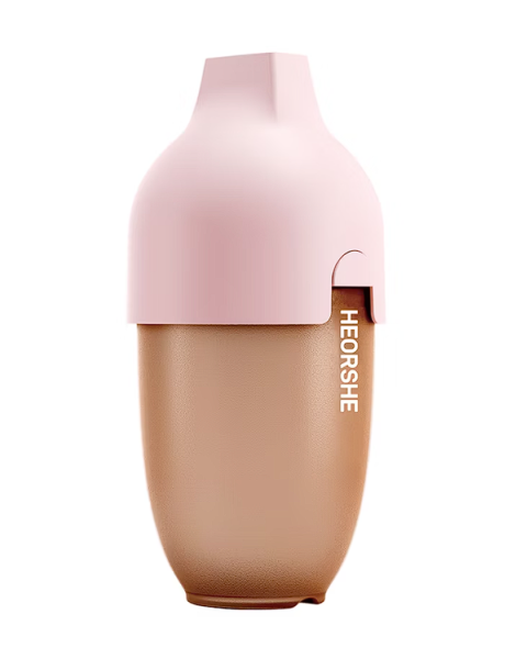 HEORSHE 寬口矽膠仿母乳奶瓶 240ml 