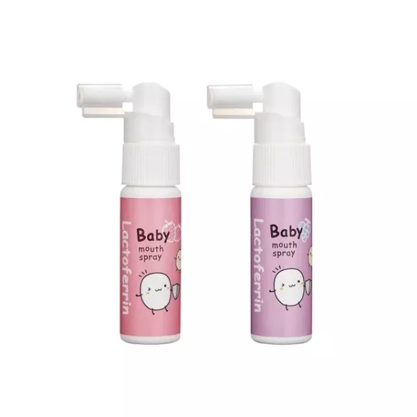 酷咕鴨 寶寶乳鐵蛋白潔牙噴霧20ml(草莓/葡萄) 