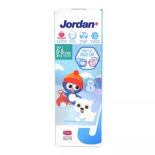 Jordan 清新水果味兒童牙膏 0-5歲 75公克 X 8入 