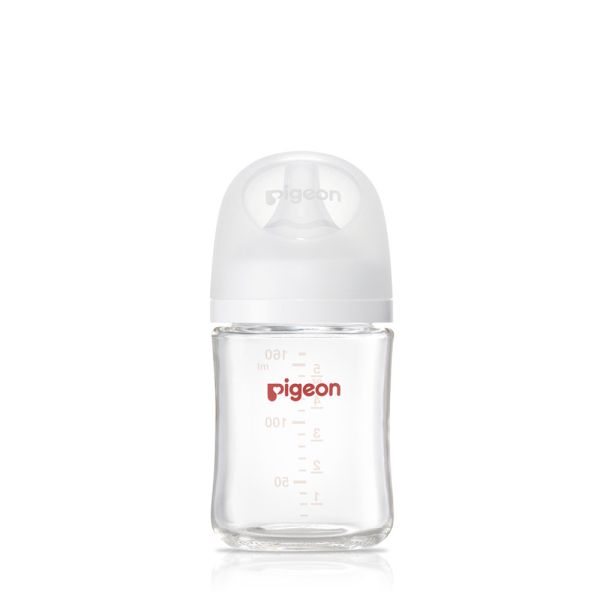 貝親 第三代母乳實感玻璃奶瓶160ml/240ml純淨白 