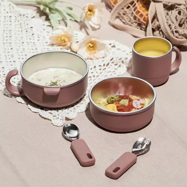 MOTHER-K HUG外出豪華不鏽鋼餐具多件組 