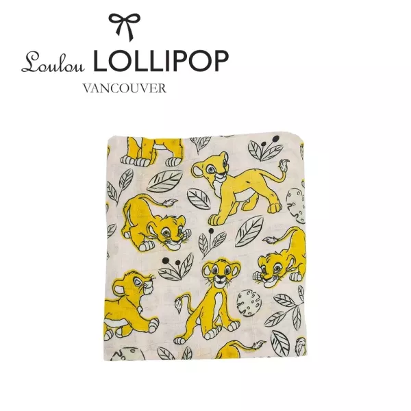 Loulou Lollipop 迪士尼系列加拿大竹纖維透氣包巾120x120cm 