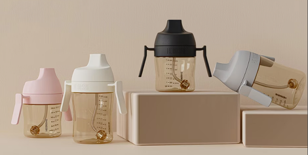 HEORSHE 牙齒護理吸管學習水杯 300ml 