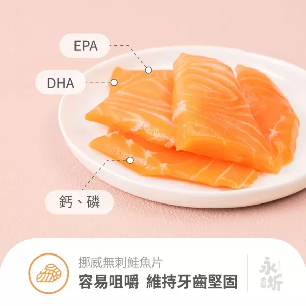 永圻 挪威鮭魚魚片 120g (食用仍需留意刺) 