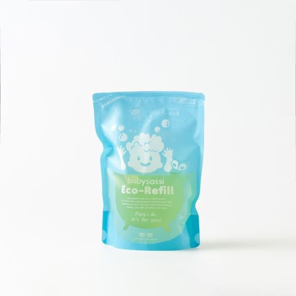 babysassi 誰是寶貝 兒童洗髮精不流淚配方補充包500ml 