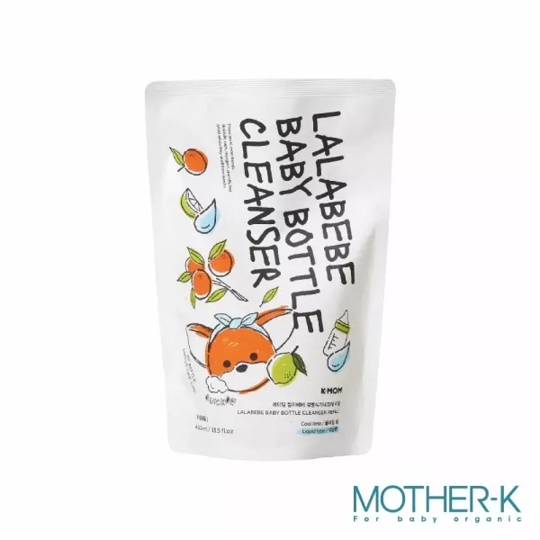 MOTHER-K LALAPOPO 草本極淨蔬果奶瓶清潔劑罐裝500ml/補充包400ml 