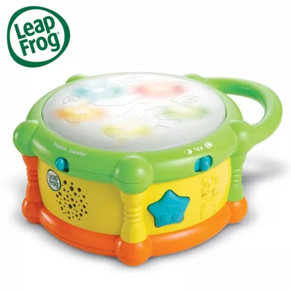LeapFrog 繽紛彩色學習鼓(黃綠/粉) 