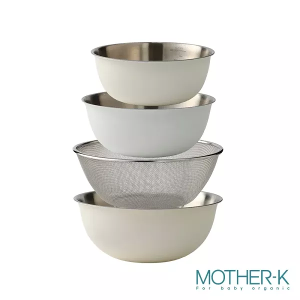MOTHER-K  LIFE 摩登鋼藝多功能料理盆4件組 