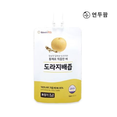 韓國YEONDOOFARM妍杜農場 NFC果汁 100ml(吸嘴裝) 