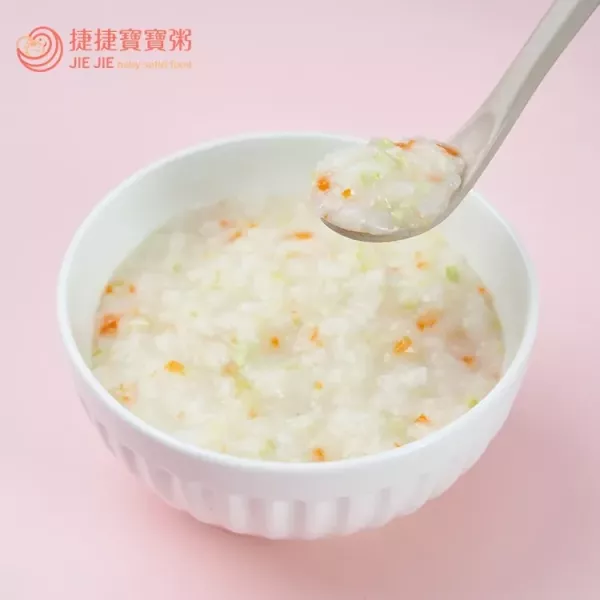 捷捷 副食品1P-02 高麗野蔬雞茸大寶寶粥(150g*2) 