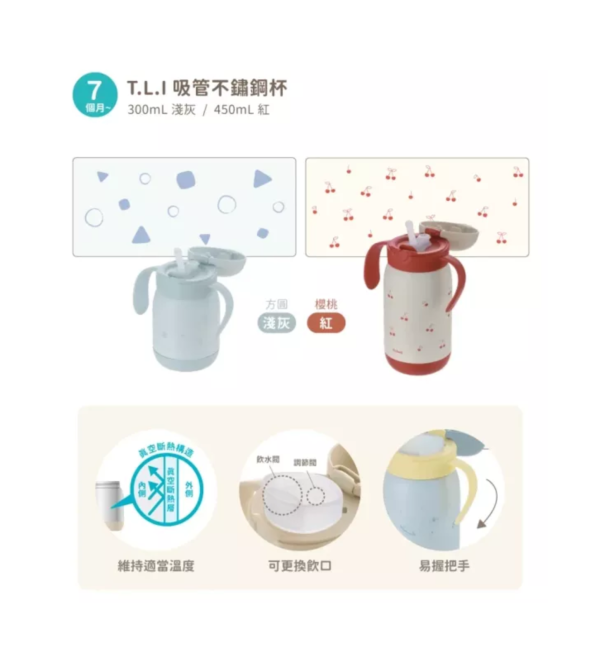 Richell 利其爾 TLI第四代水杯系列(多款可選) 