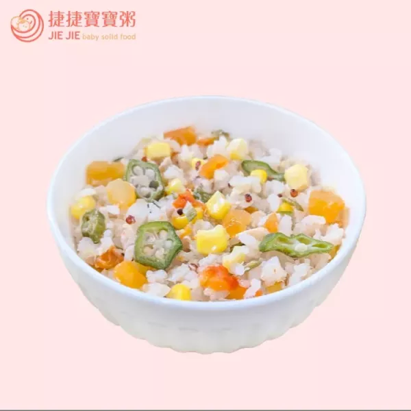 捷捷 寶寶副食品2-S4 秋葵茄雞燉飯(180g*2盒) 