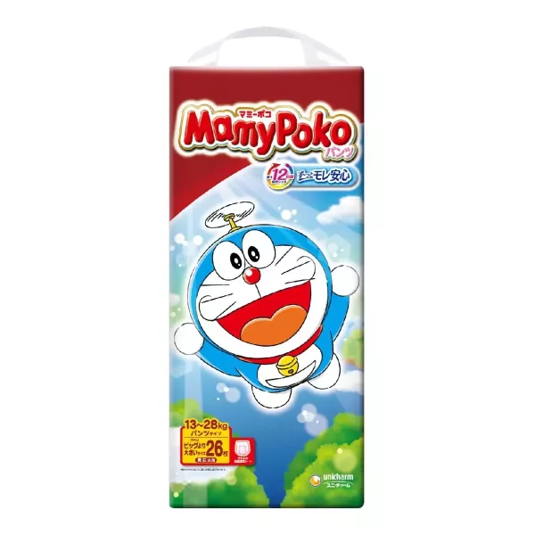 滿意寶寶 哆啦A夢輕巧褲 日本境內版(M-XXL)箱購 
