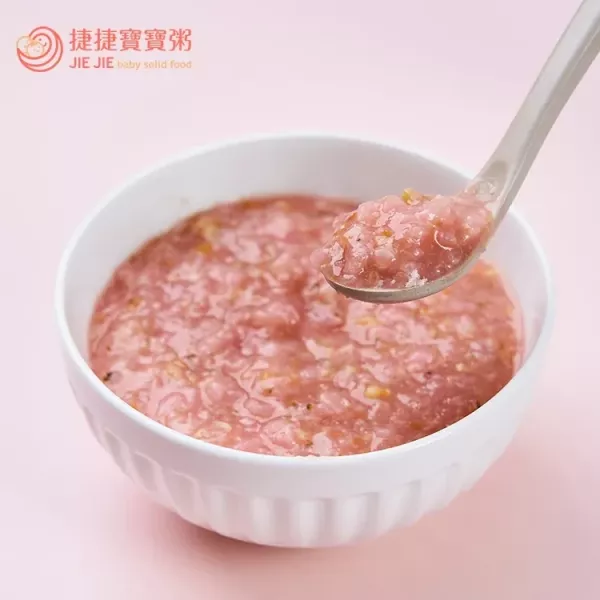 捷捷 副食品1P-09 粉紅豬豬大寶寶粥(150g*2) 