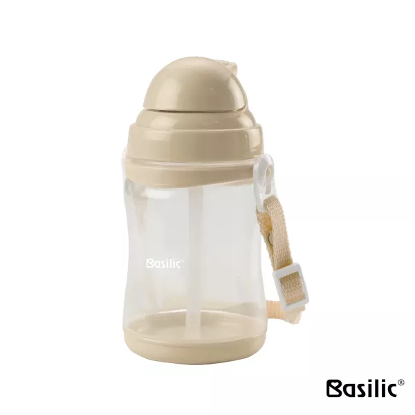 預購 貝喜力克 彈跳水壺 450ml(灰/奶茶) 