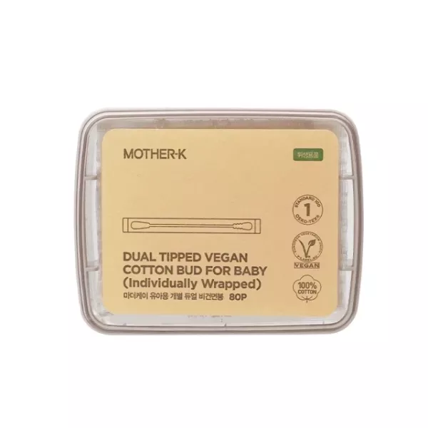 MOTHER-K 嬰幼兒雙頭棉花棒(80入/320入) 