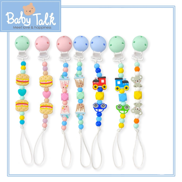 BABY TALK 小小家 防脫落矽膠奶嘴鏈 (多款可選) 