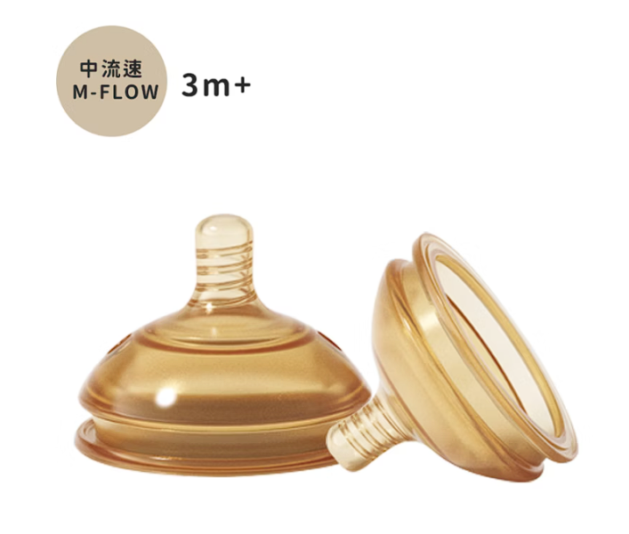 HEORSHE 仿母乳奶瓶奶嘴 (2入組) 