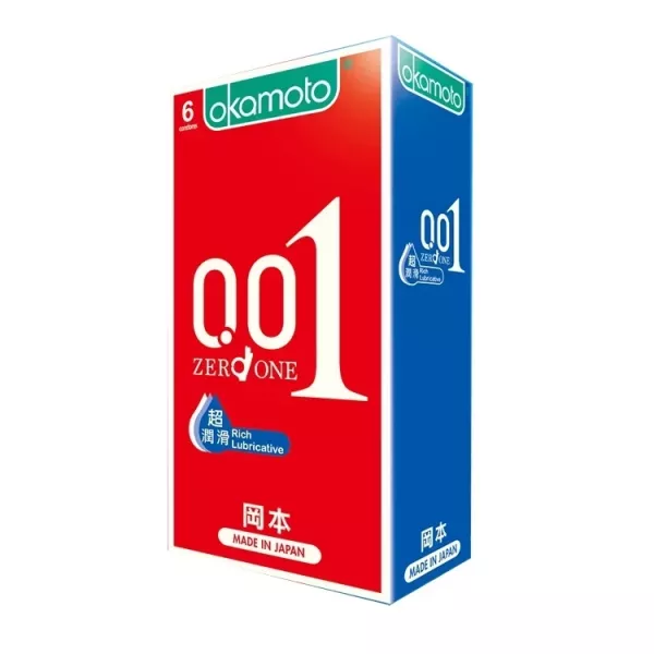 Okamoto岡本 0.01RL超潤滑保險套(4入/6入) 