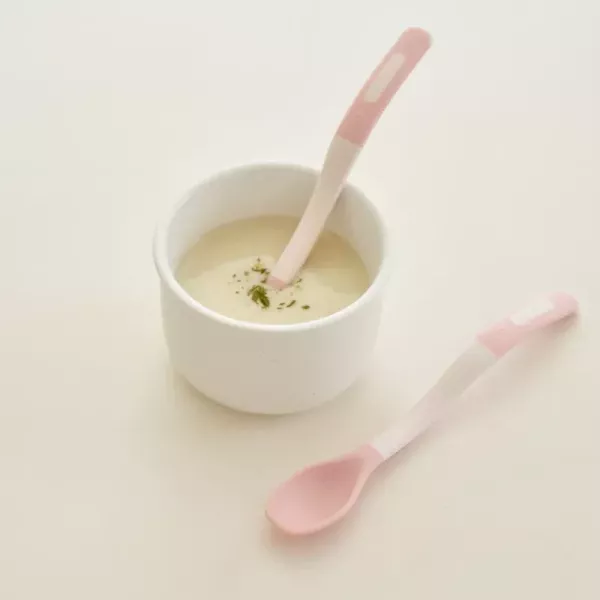 MOYUUM 韓國 彎曲餵食雙匙組 