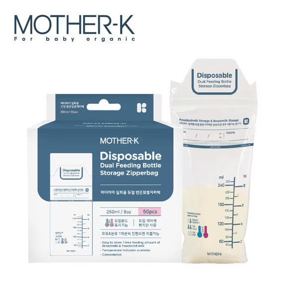 MOTHER-K 溫感拋棄式奶瓶袋 50入 