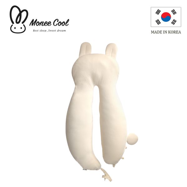 Monee cool 舒眠兔兔安撫枕竹纖維組合/竹纖維枕套 