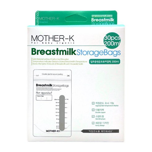 MOTHER-K 溫感母乳袋 200ml(30入/90入) 