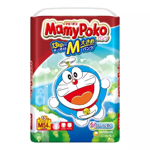 滿意寶寶 哆啦A夢輕巧褲 日本境內版(M-XXL)箱購 