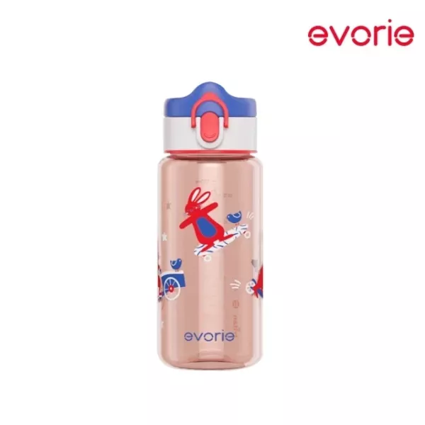 Evorie Tritan 兒童水壺 直飲、吸管可隨意切换 380ml /適合2-8歲 