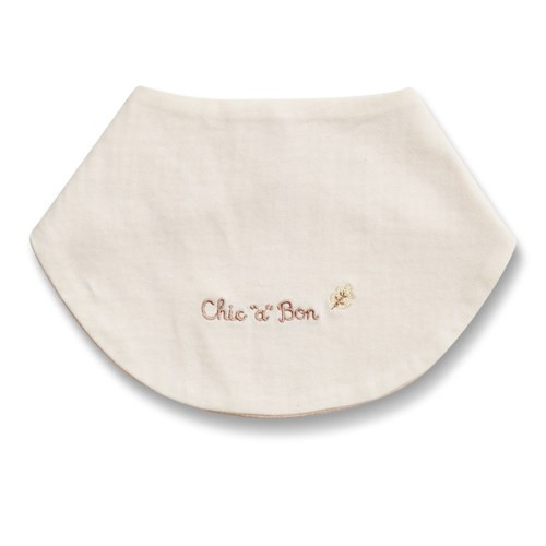 Chic“a”Bon 有機棉三角圍兜-2入 