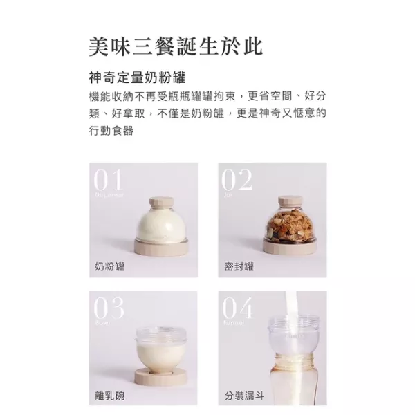 小獅王辛巴 神奇定量奶粉罐 三個一入 