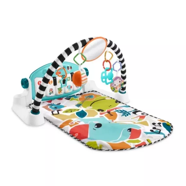 Fisher price 費雪 可愛動物鋼琴健身器(粉/藍) 