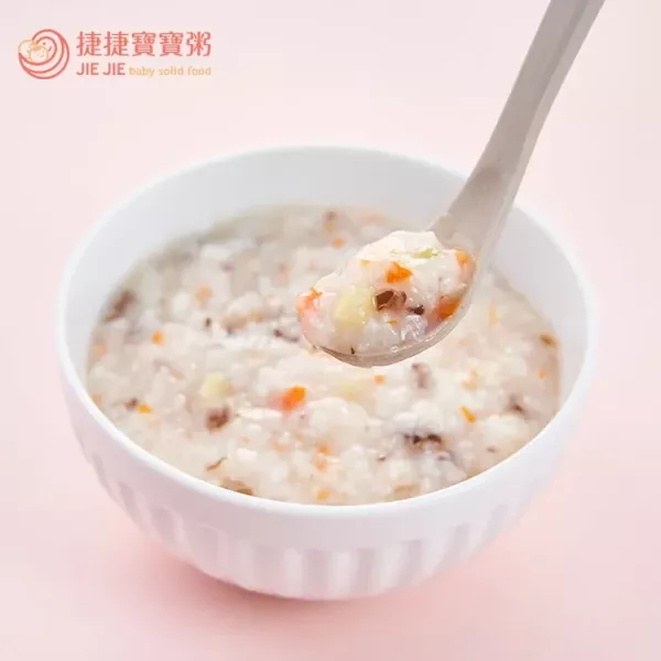 捷捷 副食品1P-13 芹香牛奶魚大寶寶粥(150g*2) 
