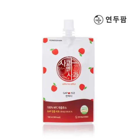 韓國YEONDOOFARM妍杜農場 NFC果汁 100ml(吸嘴裝) 