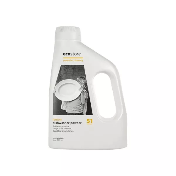ecostore 紐西蘭 宜可誠洗碗機專用環保洗碗粉 1kg(經典檸檬) 