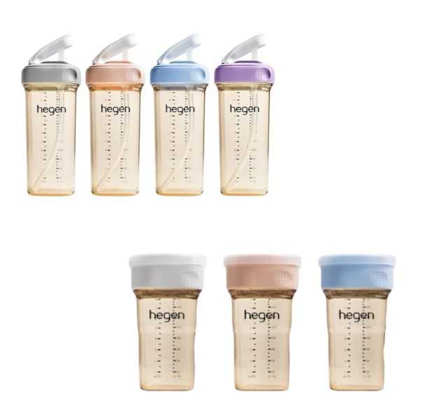 預購 Hegen輕飲時光吸管杯330ml/多功能360學飲杯240ml /吸管配件 