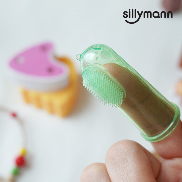 韓國sillymann 100%鉑金矽膠指套牙刷 