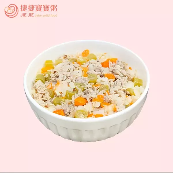 捷捷 寶寶副食品2-S2 綠意什錦豬肉燉飯(180g*2盒) 