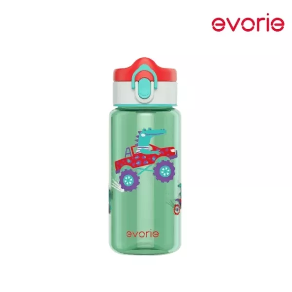 Evorie Tritan 兒童水壺 直飲、吸管可隨意切换 380ml /適合2-8歲 
