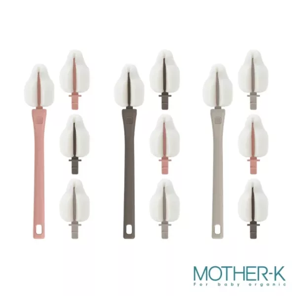 MOTHER-K 極簡奶嘴海綿刷/替換組 